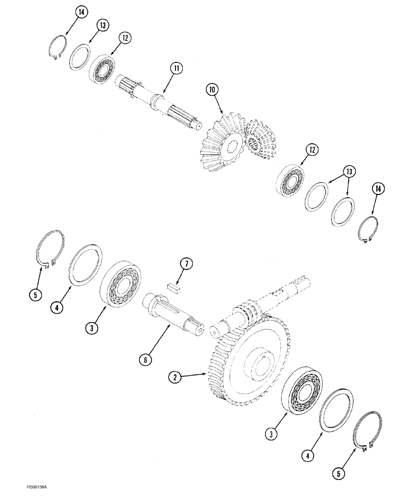 Схема запчастей Case IH 1500-SERIES - (09-50) - GEARBOX (1560, 1570 AND 1580 SPREADER) USED WITH 2 SPEED APRON DRIVE PRIOR TO P.I.N. CHC0002805 