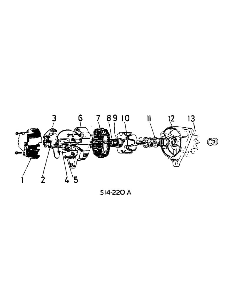 Схема запчастей Case IH 364 - (3-26) - ELECTRICAL, ALTERNATOR (06) - ELECTRICAL SYSTEMS