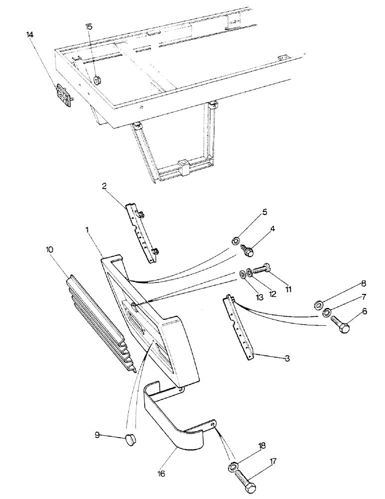 Схема запчастей Case IH 1190 - (N1) - FRONT OPENING, ENGINE COVER, FRONT (09) - CHASSIS