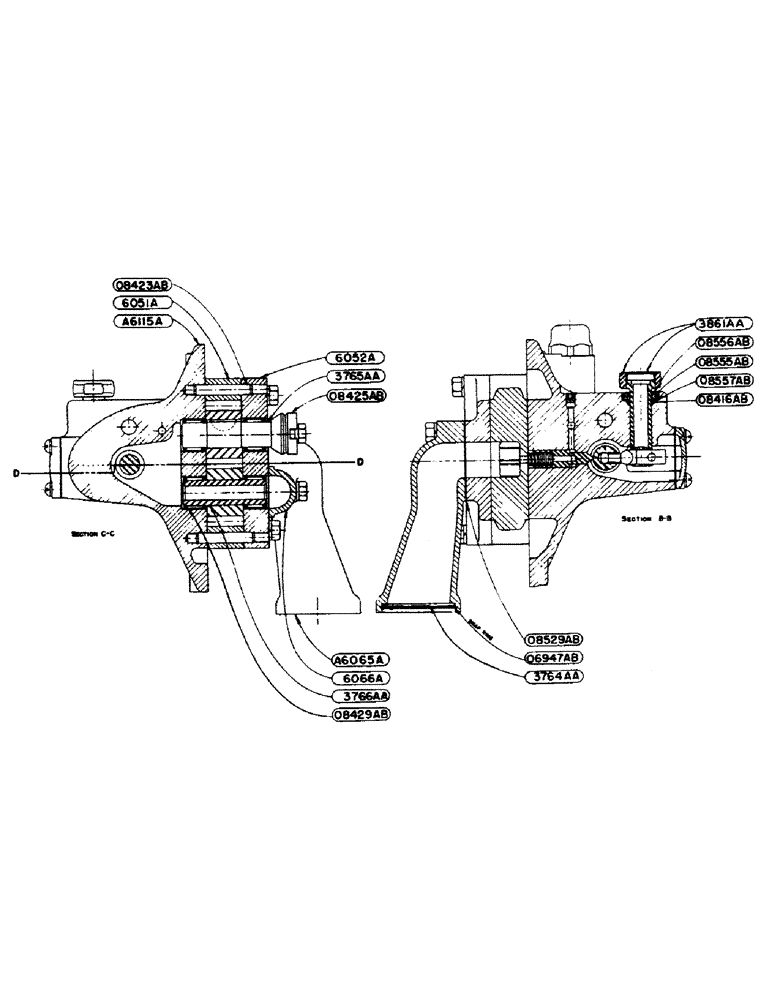 Схема запчастей Case IH SO-SERIES - (143) - HYDRAULIC SINGLE AND DUAL CONTROL UNIT, SINGLE VALVE AND PUMP ASSEMBLY, SINGLE VALVE, S, SC, SO (08) - HYDRAULICS