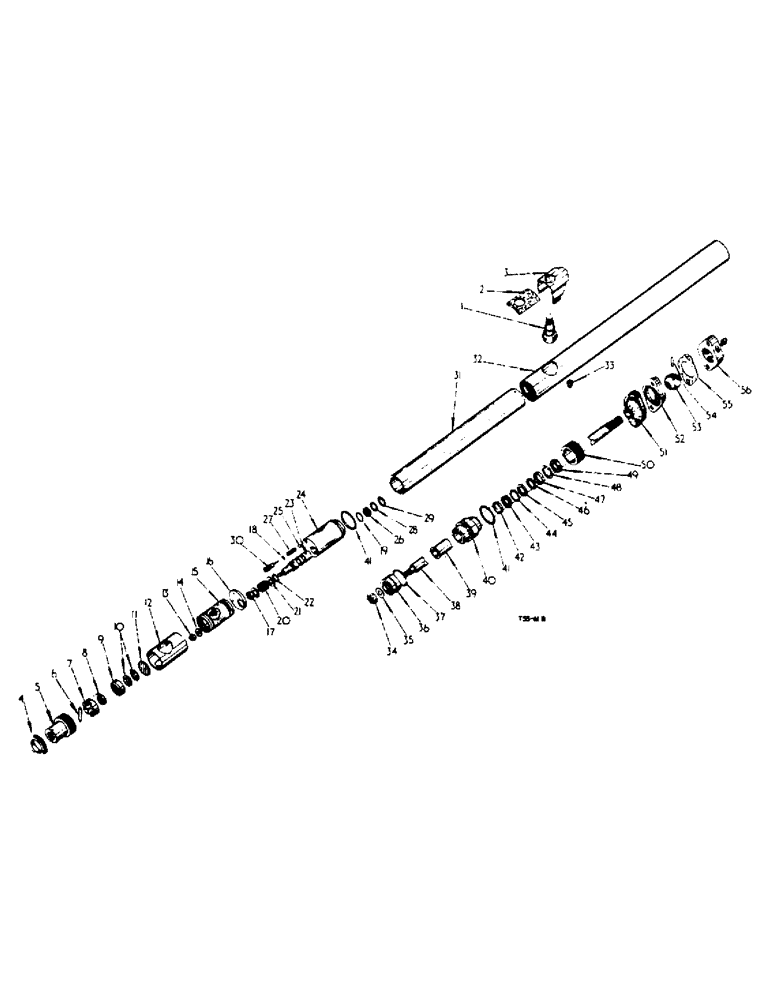 Схема запчастей Case IH 434 - (6-042) - POWER STEERING, BOOSTER - ATTACHMENTS (05) - STEERING