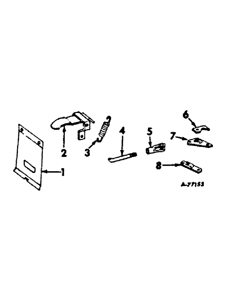 Схема запчастей Case IH 2756 - (H-04) - CONTROLS, FOOT PEDAL ACCELERATOR, INTERNATIONAL TRACTORS Controls