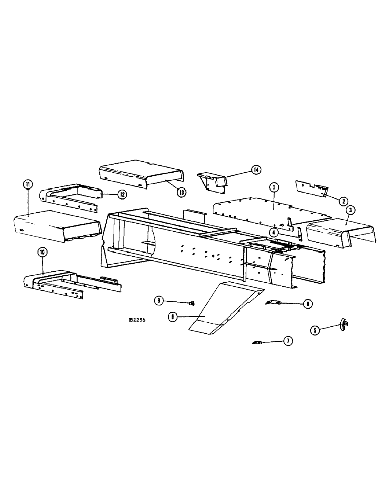 Схема запчастей Case IH 200 - (36) - SHIELD ATTCHMENT 