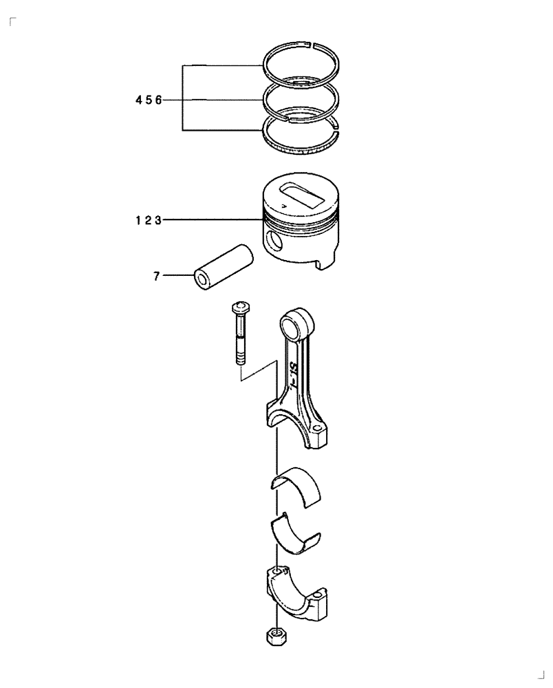 Схема запчастей Case IH FARMALL 30B - (10.105.01) - PISTON (10) - ENGINE