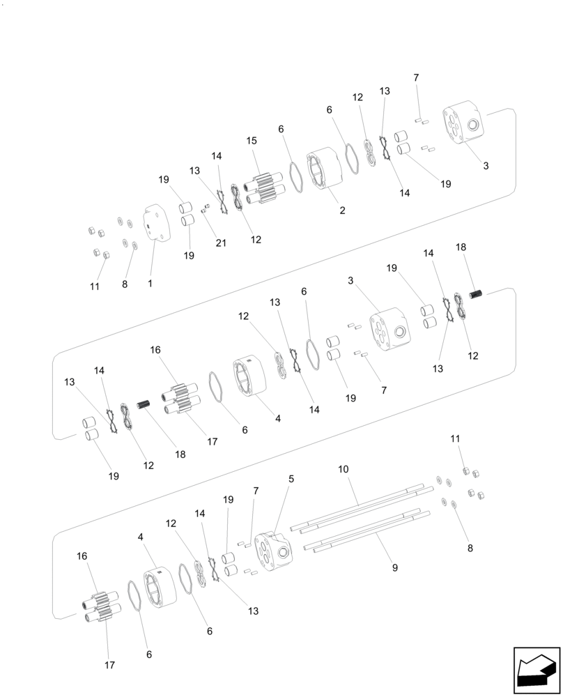 Схема запчастей Case IH A8800 - (35.102.AG[02]) - HYDRAULIC FLOW DIVIDER (35) - HYDRAULIC SYSTEMS