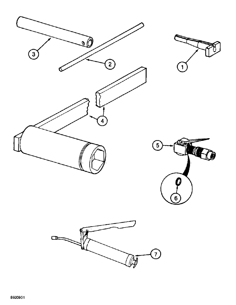 Схема запчастей Case IH 2022 - (9F-46) - TOOLS (12) - CHASSIS