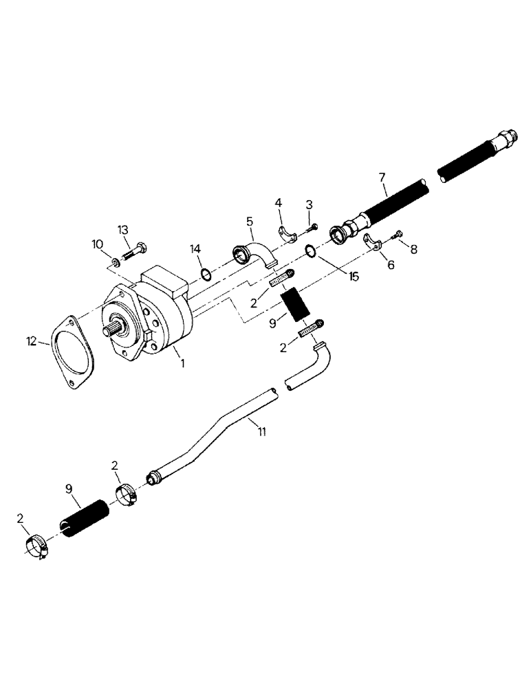 Схема запчастей Case IH KM-325 - (08-06) - HYDRAULIC PUMP AND ATTACHING PARTS, CUMMINS L10 ENGINE (07) - HYDRAULICS