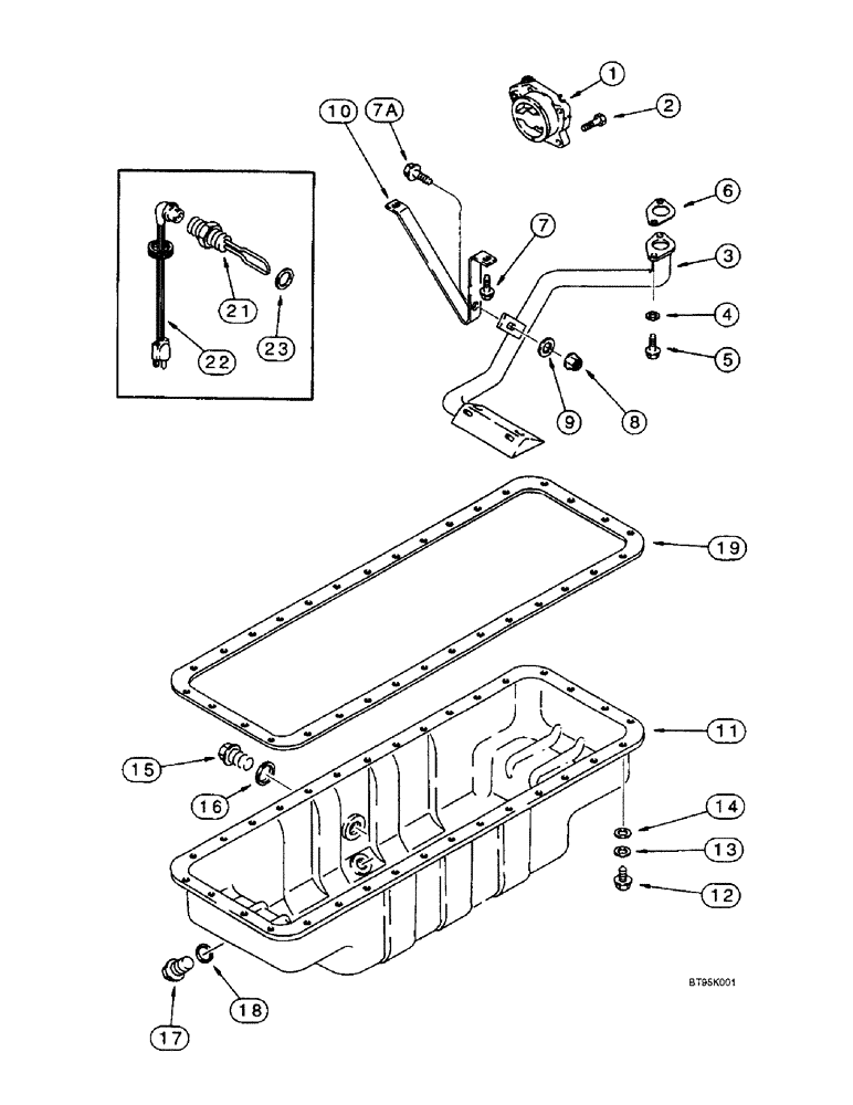 Схема запчастей Case IH 2166 - (2-32) - OIL PUMP, PAN AND HEATER, 6T-830 ENGINE, PRIOR TO COMBINE P.I.N. JJC0180000 (01) - ENGINE