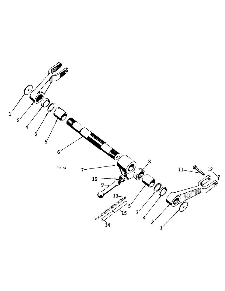 Схема запчастей Case IH 384 - (10-06) - HYDRAULICS, DRAFT CONTROL ROCKSHAFT (07) - HYDRAULICS