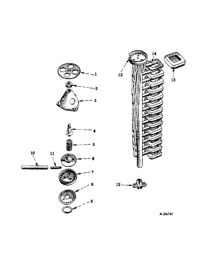 Схема запчастей Case IH 414 - (026) - SPINDLE MOISTENER (60) - PRODUCT FEEDING