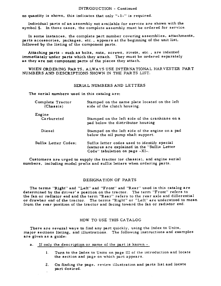 Схема запчастей Case IH 856 - (09) - INTRODUCTION - SERIAL NUMBER LOCATIONS (00) - GENERAL