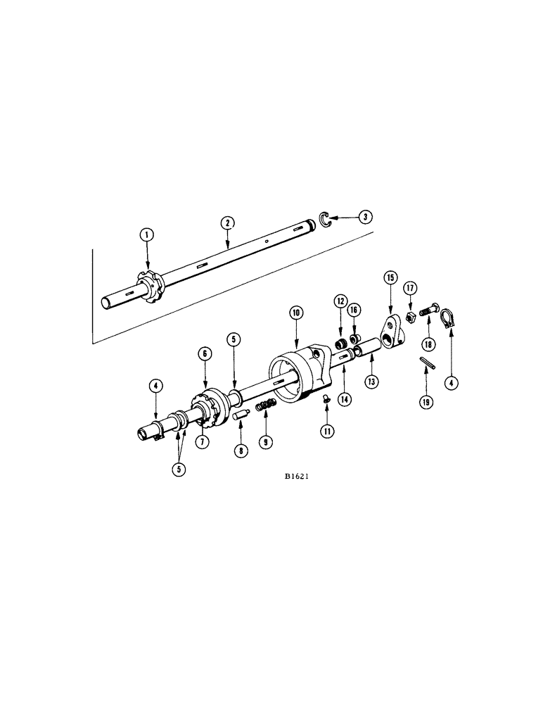 Схема запчастей Case IH 200 - (24) - PICKUP OVERRUNNING CLUTCH 