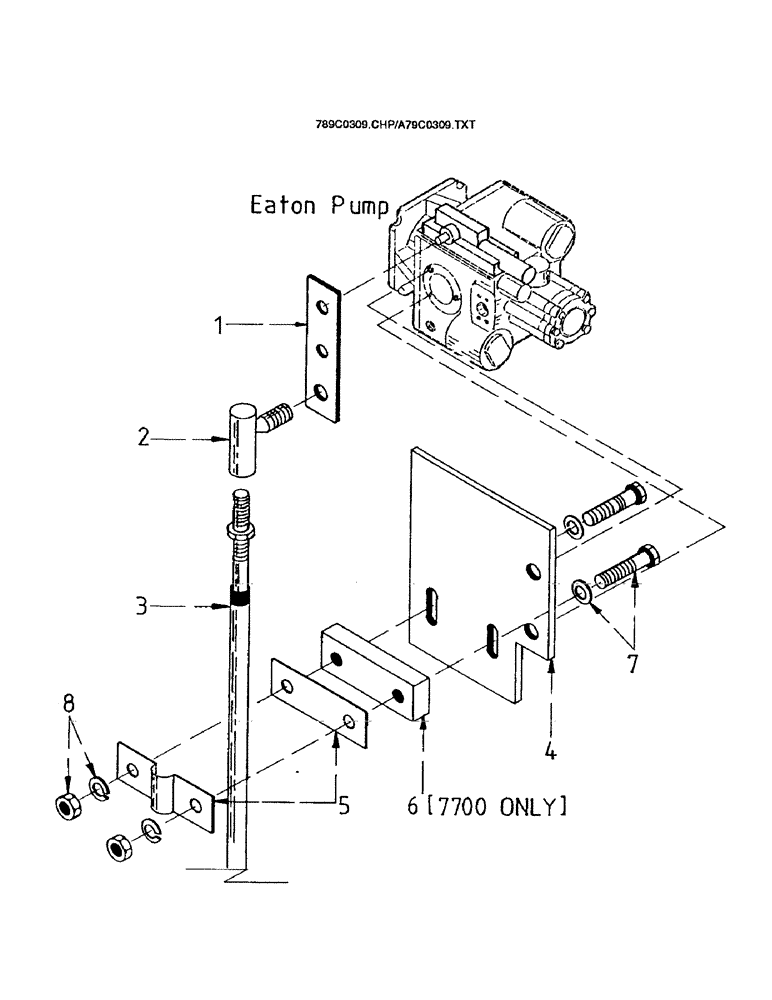Схема запчастей Case IH 7700 - (C03-09) - ENGINE, TRACTION CONTROL Engine & Engine Attachments