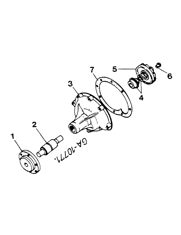 Схема запчастей Case IH D-206 - (05-02) - WATER PUMP 