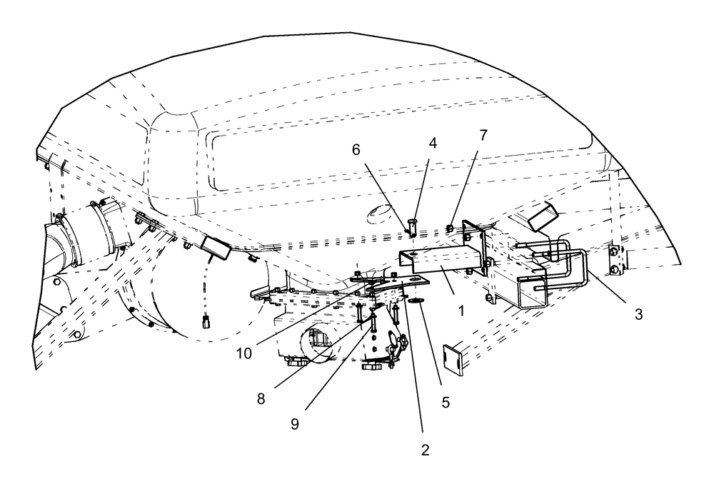 Схема запчастей Case IH 1250 - (80.150.14[01]) - BULK FILL - TANK RESTRAINT, 16 ROW BSN Y9S007001 (80) - CROP STORAGE/UNLOADING