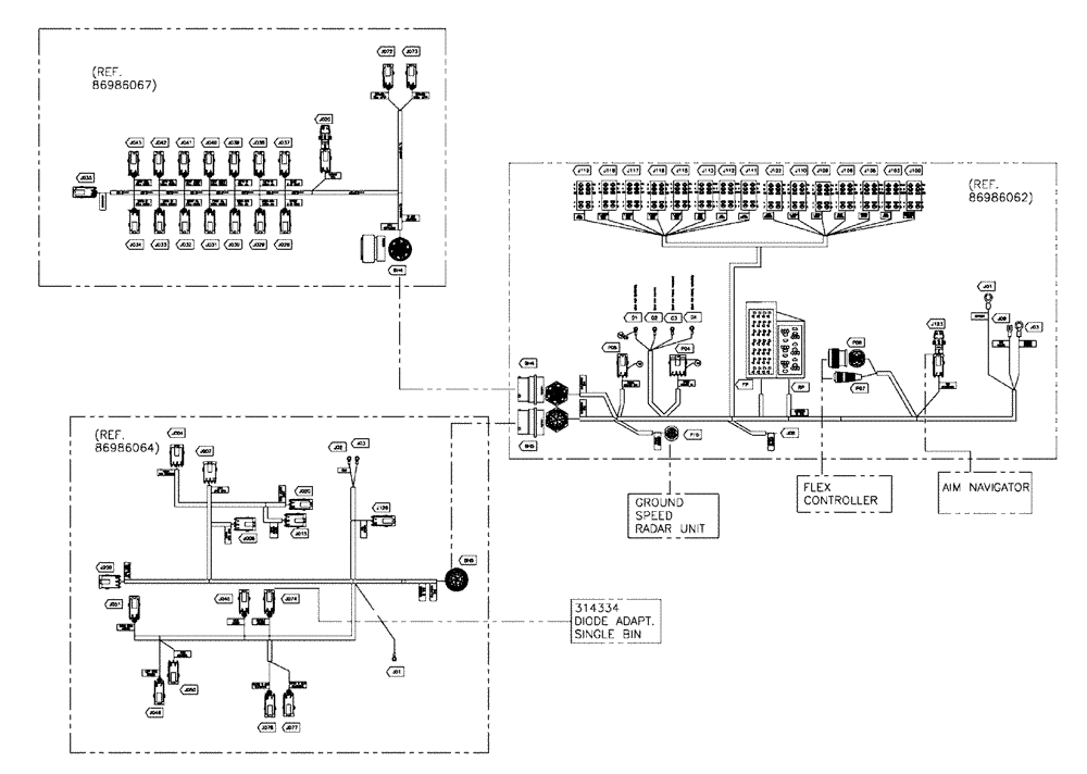 Схема запчастей Case IH 438 - (14-004) - CONTROLLER, RAVEN 660 (06) - ELECTRICAL