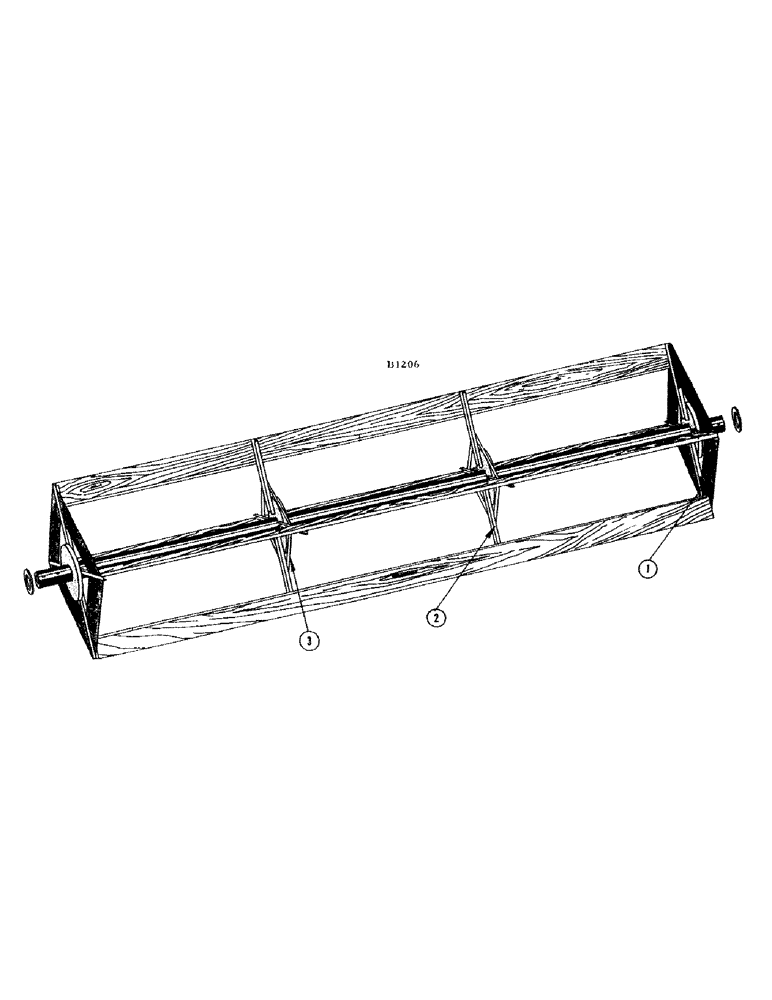 Схема запчастей Case IH 1010 - (012) - REEL CONVERSION KIT, FOUR BAT TO SIX BAT (58) - ATTACHMENTS/HEADERS