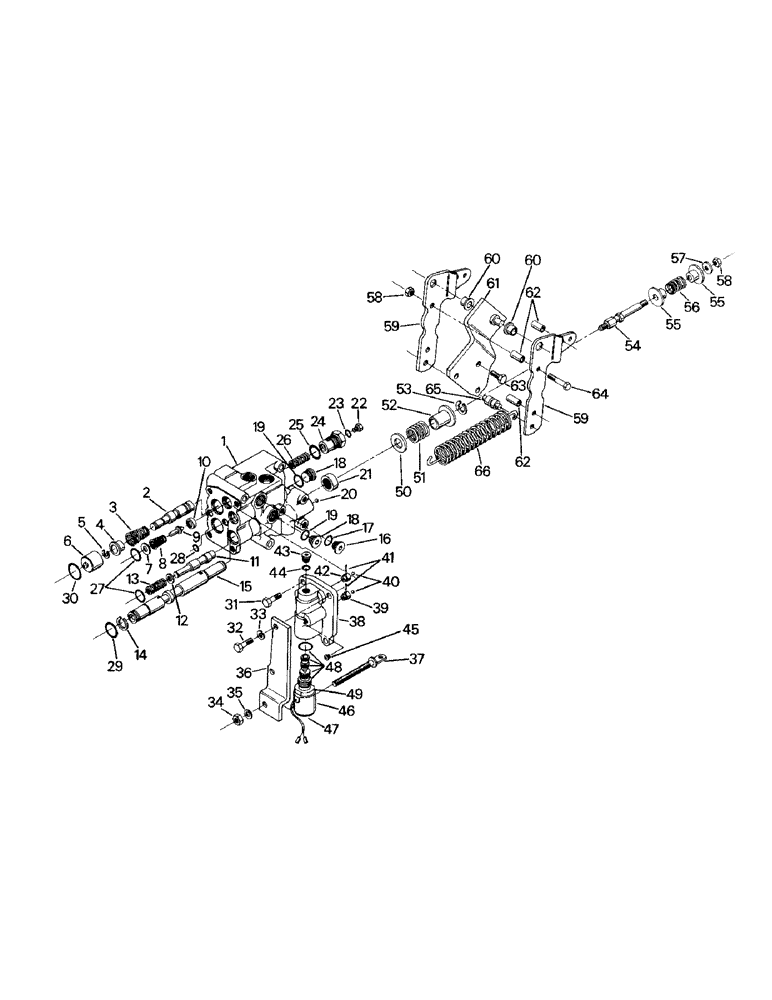Схема запчастей Case IH KR-1280 - (04-27) - POWER SHIFT VALVE ASSEMBLY (04) - Drive Train