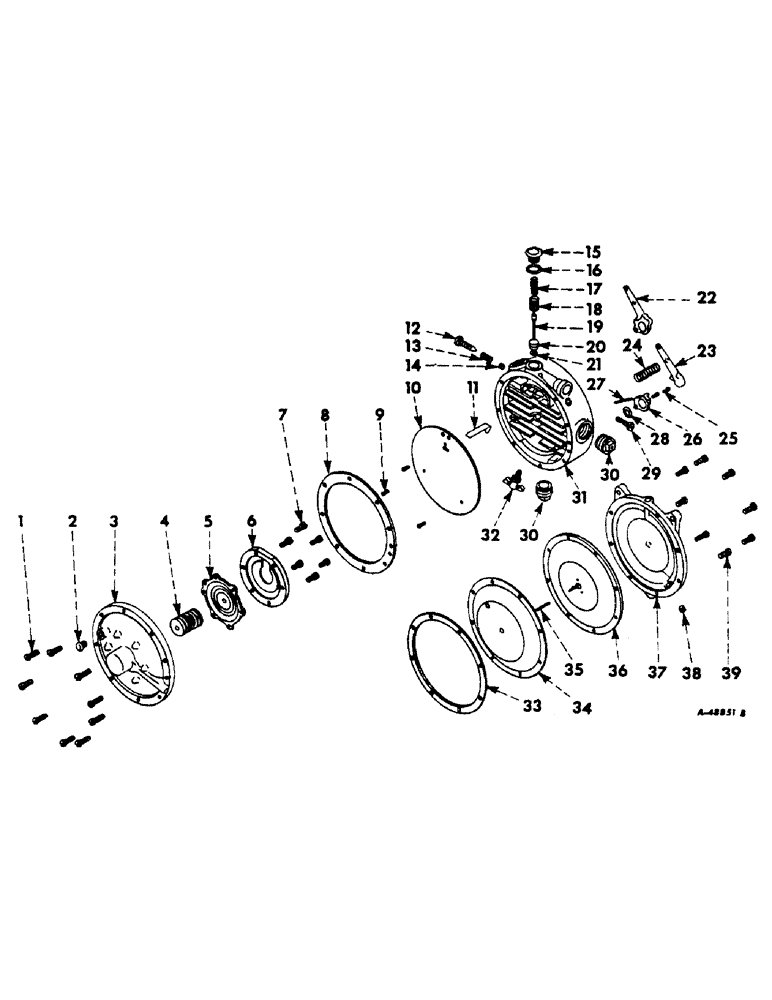 Схема запчастей Case IH 303 - (391) - C-221 ENGINE, 3-9/16 X 3-11/16, FUEL REGULATOR, LP GAS ENGINES (10) - ENGINE