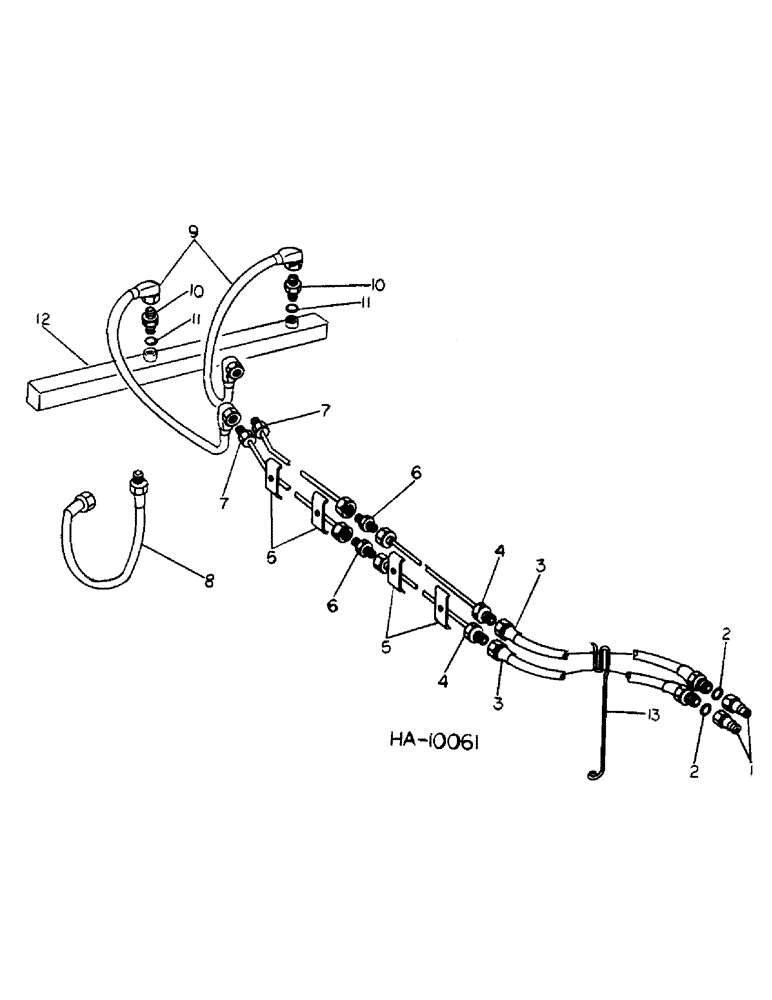 Схема запчастей Case IH 55 - (J-15) - WING LIFT HYDRAULICS 