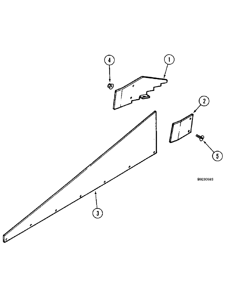 Схема запчастей Case IH 2188 - (9B-44) - GRAIN PAN SIDE HILL DIVIDERS (14) - ROTOR, CONCANVES & SIEVE