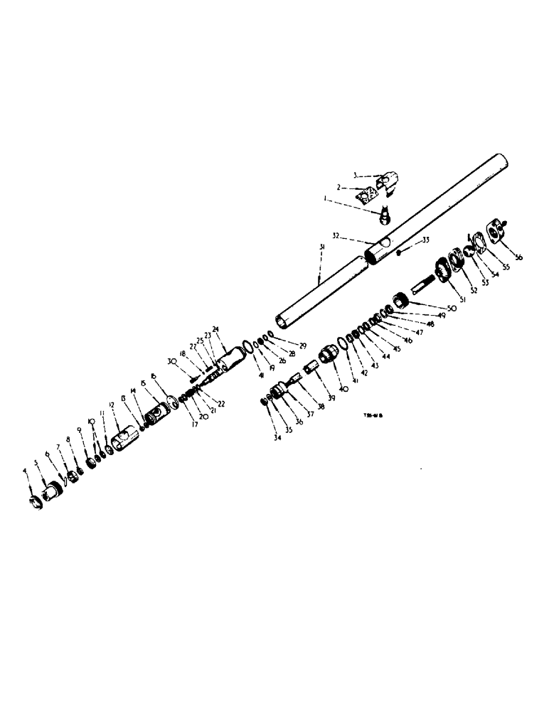 Схема запчастей Case IH 2300 - (6-47) - ATTACHMENTS, POWER STEERING AND FRONT AXLE ATTACHMENT, POWER STEERING, BOOSTER Attachments