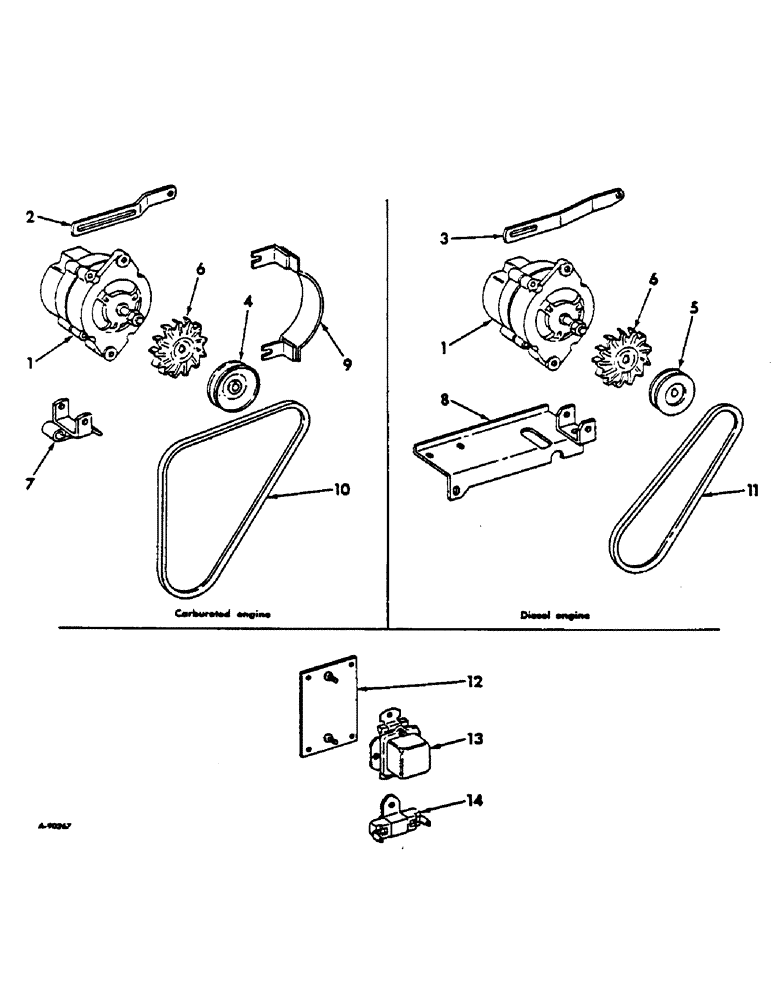 Схема запчастей Case IH 444 - (G-02) - ELECTRICAL SYSTEM, ALTERNATOR GENERATOR AND CONNECTIONS (06) - ELECTRICAL SYSTEMS