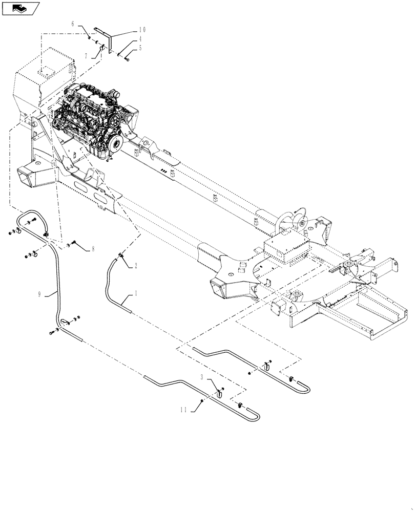 Схема запчастей Case IH 3330 - (50.100.01) - HEATER GROUP (50) - CAB CLIMATE CONTROL