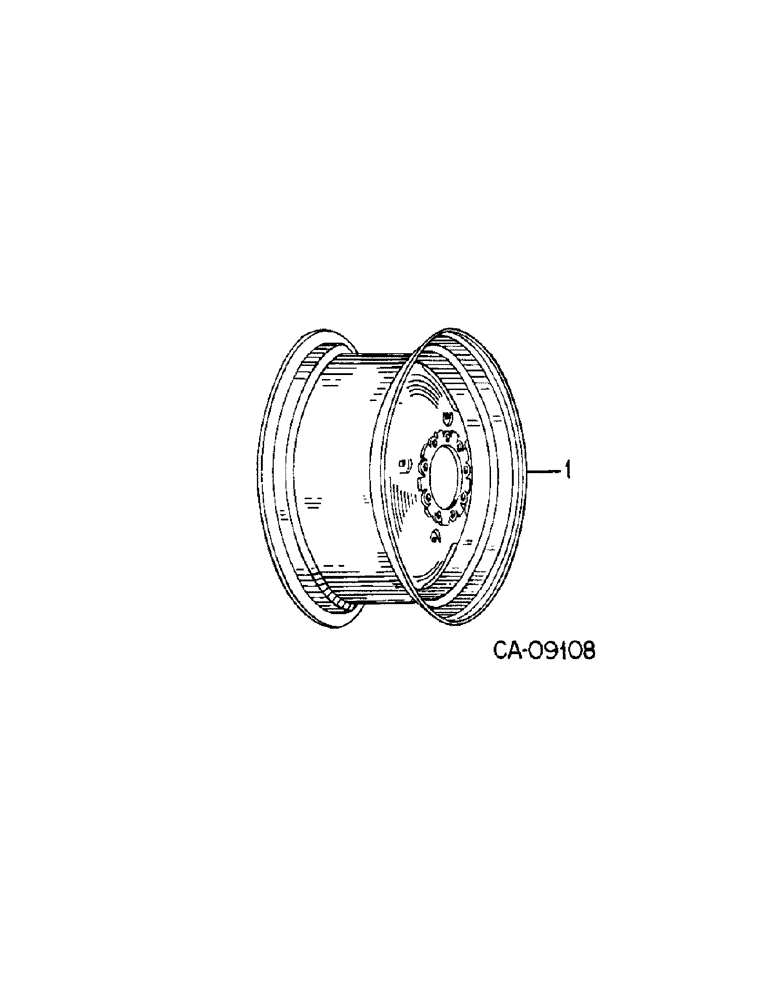 Схема запчастей Case IH 484 - (15-02[A]) - WHEELS AND TRACTION, HEAVY DUTY DISC TYPE Wheels & Traction