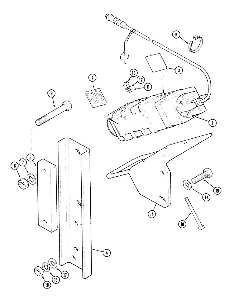 Схема запчастей Case IH 2394 - (4-62) - GROUND SPEED SENSOR (04) - ELECTRICAL SYSTEMS
