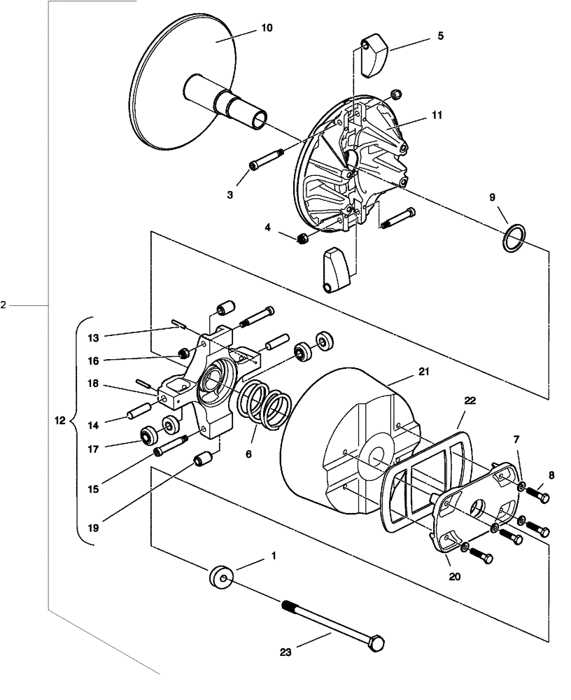 Схема запчастей Case IH SCOUT XL - (18.110.040) - DRIVE CLUTCH & DISC ASSY (BEFORE JAN 30 2011) (18) - CLUTCH
