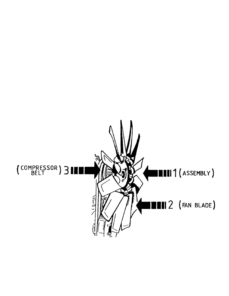 Схема запчастей Case IH 7000 - (C07-02) - ENGINE, COOLING FAN Engine & Engine Attachments