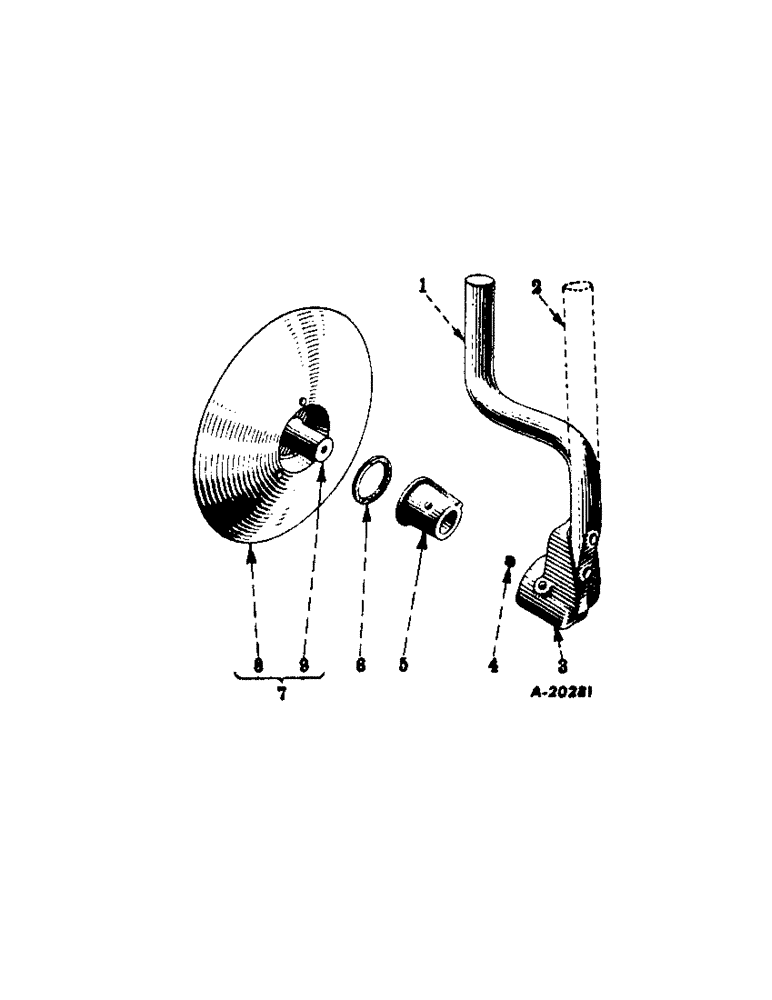 Схема запчастей Case IH 266 - (R-06[A]) - DISK HILLER 