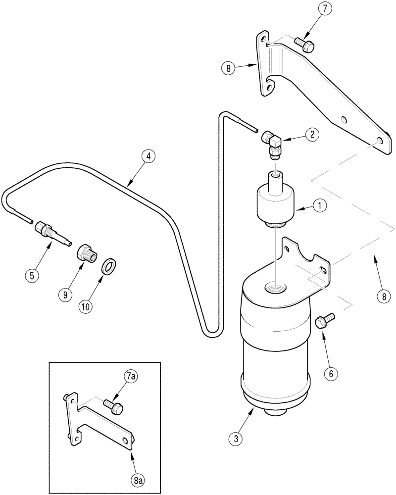 Схема запчастей Case IH CX90 - (02-07) - ETHER STARTING (02) - ENGINE