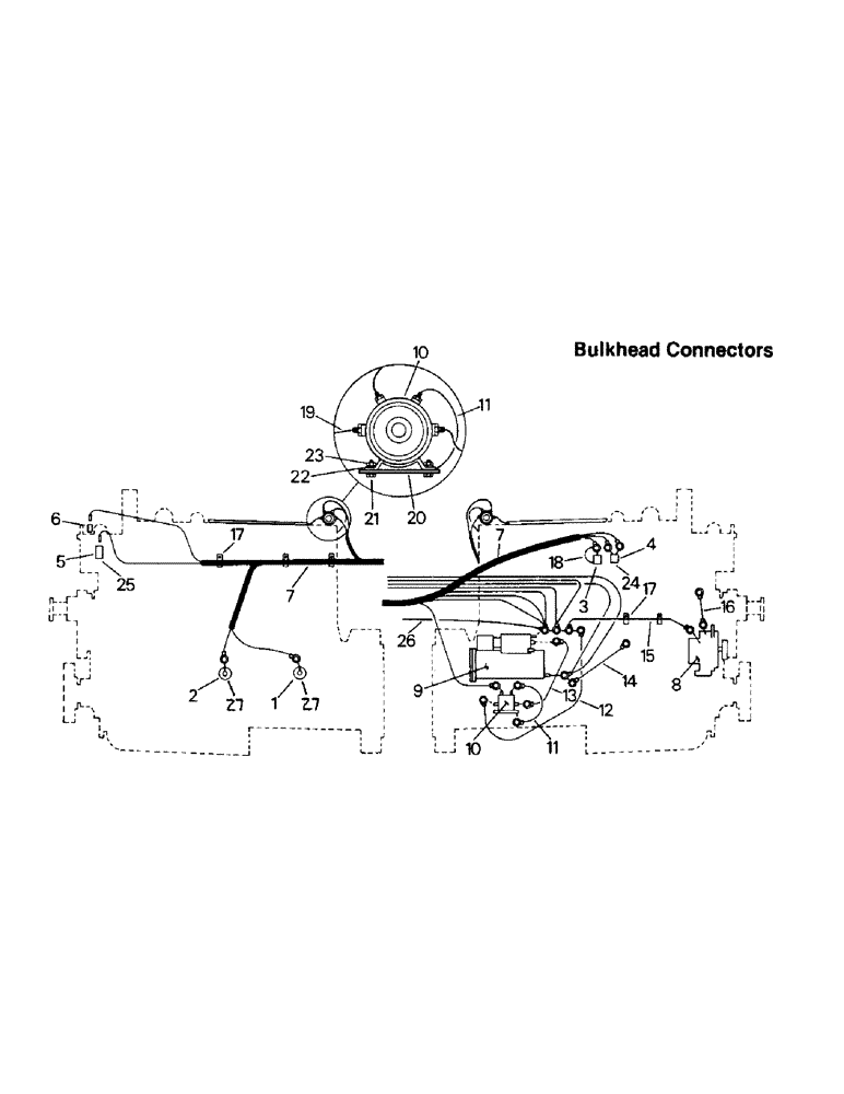 Схема запчастей Case IH PT225 - (02-01) - ENGINE ELECTRICAL, CAT 3306 ENGINE (06) - ELECTRICAL