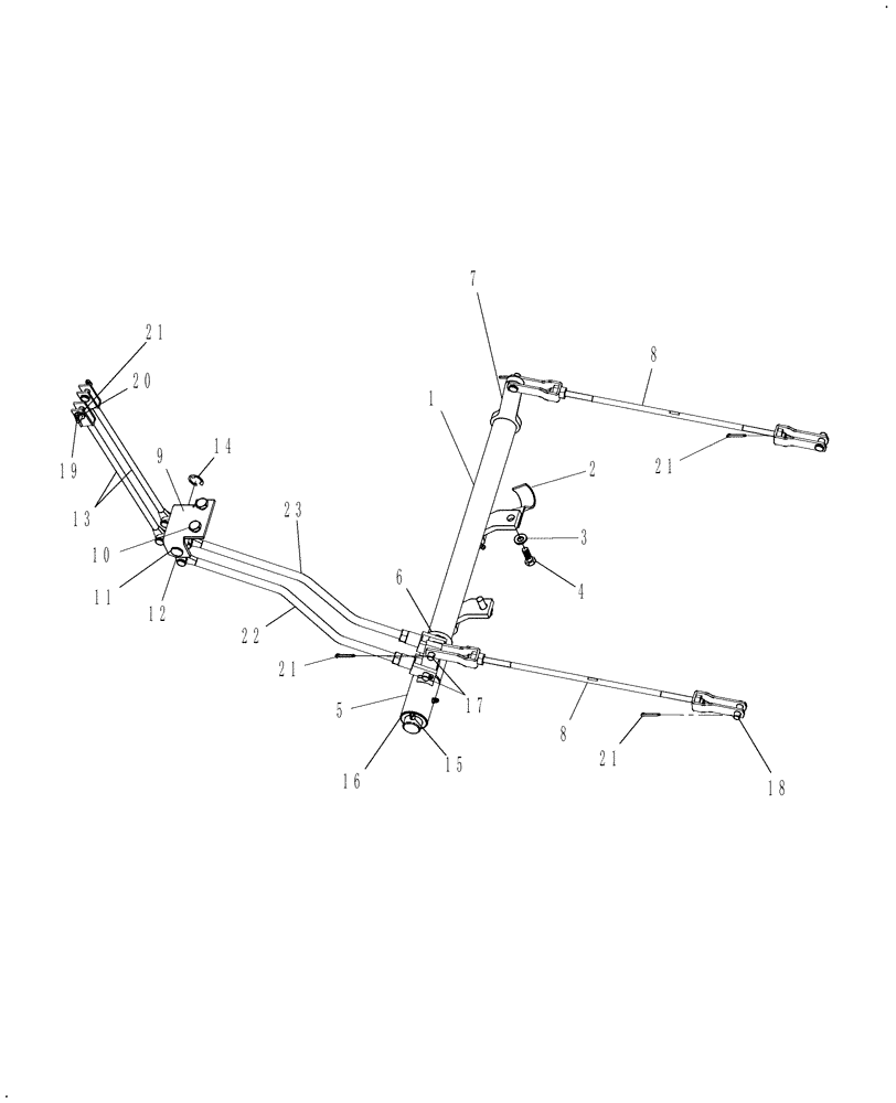 Схема запчастей Case IH FARMALL 45 - (03.02) - BRAKE, HST (03) - TRANSMISSION