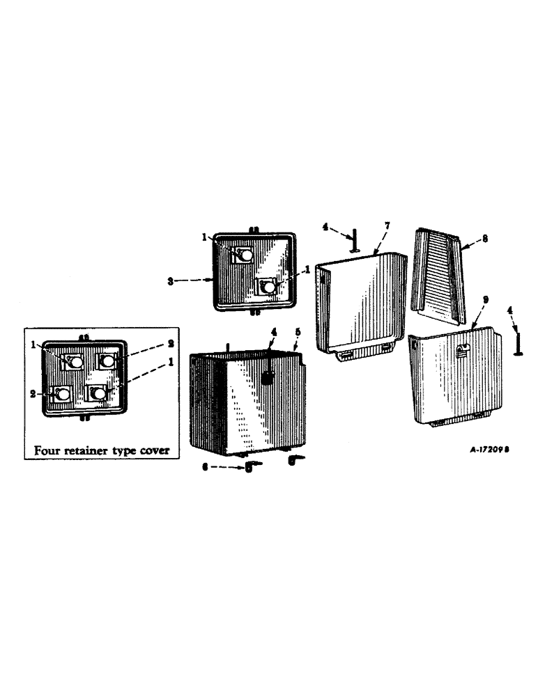 Схема запчастей Case IH SUPER C - (058) - ELECTRICAL SYSTEM, BATTERY BOX (06) - ELECTRICAL SYSTEMS