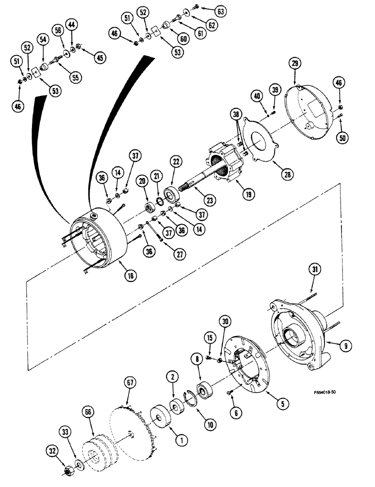 Схема запчастей Case IH 9150 - (4-46) - ALTERNATOR ASSEMBLY (04) - ELECTRICAL SYSTEMS