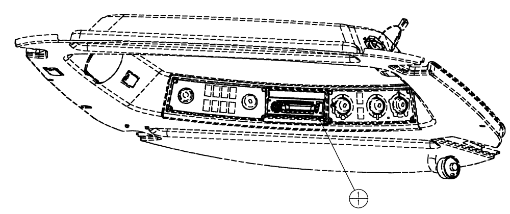 Схема запчастей Case IH TITAN 4520 - (10-020) - RADIO GROUP Options