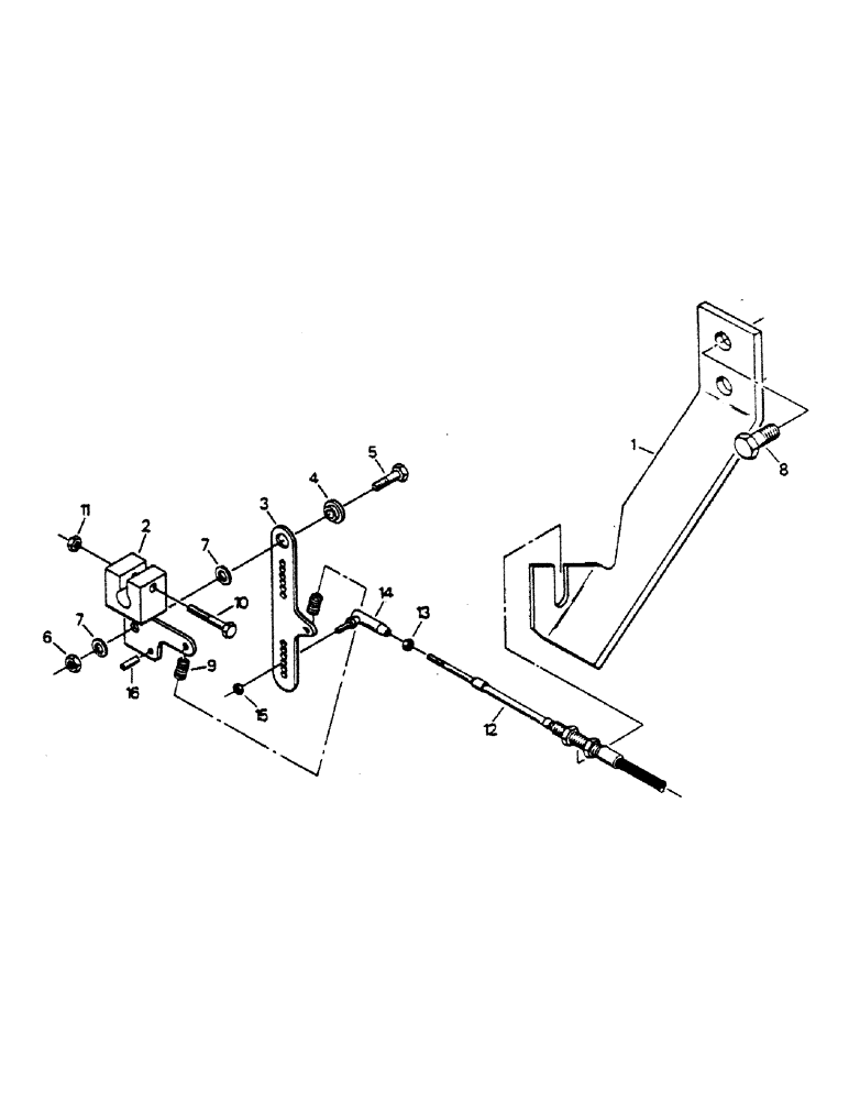 Схема запчастей Case IH 9170 - (04-09) - ENGINE THROTTLE CONTROLS, CUMMINS 855 ENGINE (04) - Drive Train