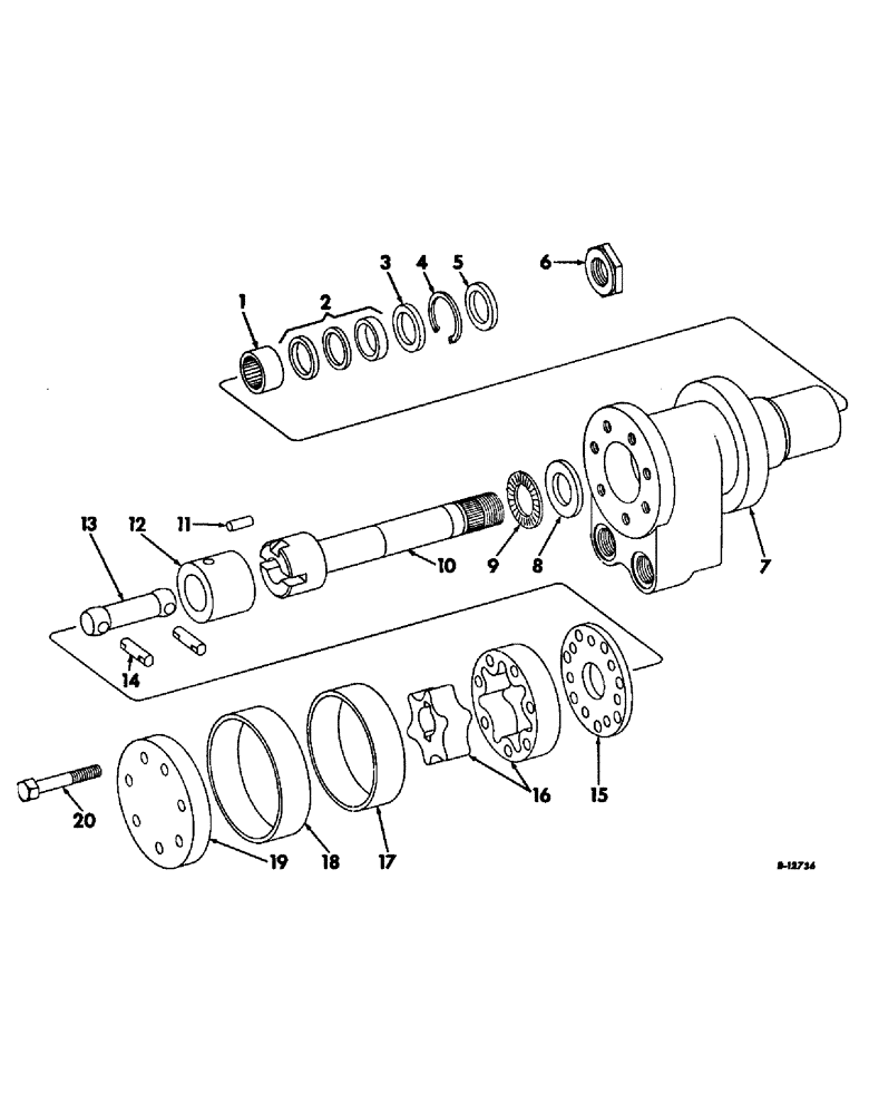 Схема запчастей Case IH 503 - (189) - HYDROSTATIC STEERING PUMP, SERIAL NO. 2431 AND ABOVE (35) - HYDRAULIC SYSTEMS