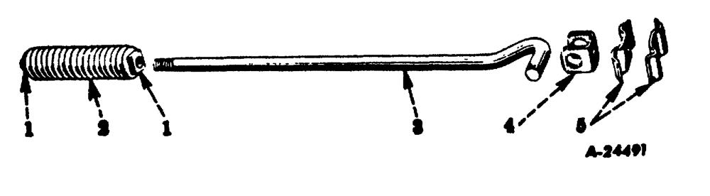 Схема запчастей Case IH 660 - (AF-06) - HYDRAULIC HOSE SUPPORT, FLEXIBLE 