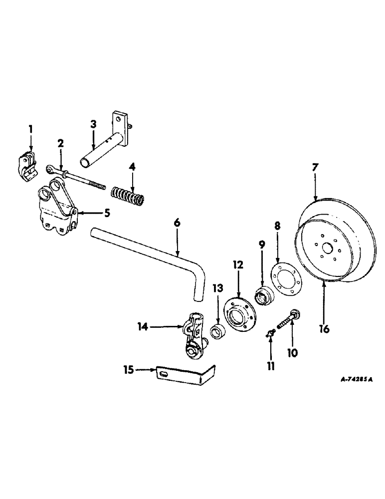 Схема запчастей Case IH 686 - (F-11) - DISK AND BLADE COVERS 