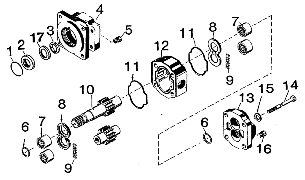 Схема запчастей Case IH 7700 - (B02[50]) - HYDRAULIC MOTOR, SECONDARY EXTRACTOR FAN, M50A Hydraulic Components & Circuits
