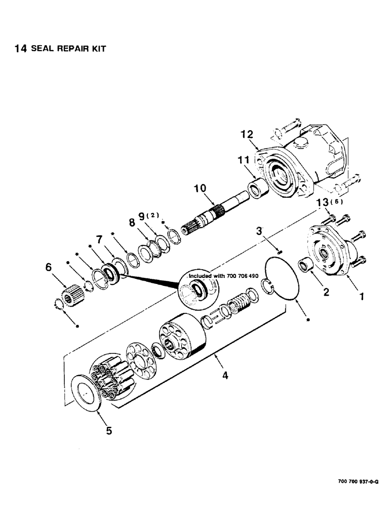 Схема запчастей Case IH 8380 - (9-24) - HYDROSTATIC PUMP, PTO, 540 RPM (09) - CHASSIS