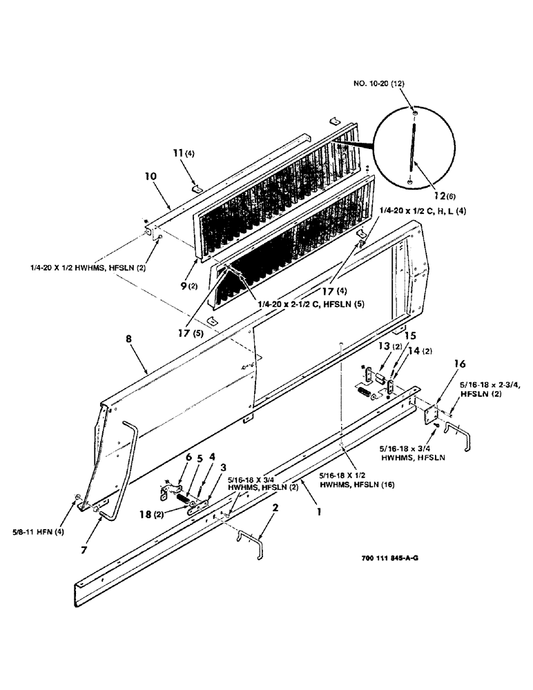 Схема запчастей Case IH 8830 - (7-40) - SIDE PANEL ASSEMBLY, LEFT (09) - CHASSIS