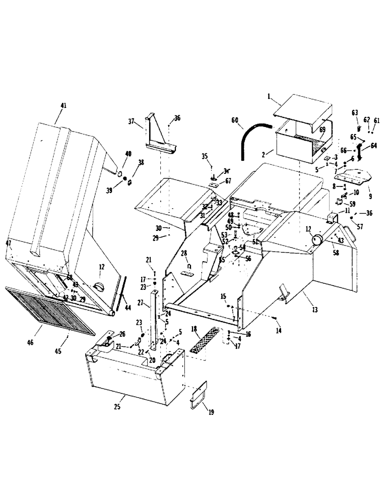 Схема запчастей Case IH STEIGER - (06-02) - FRONT FRAME GROUP, SERIES II (12) - FRAME