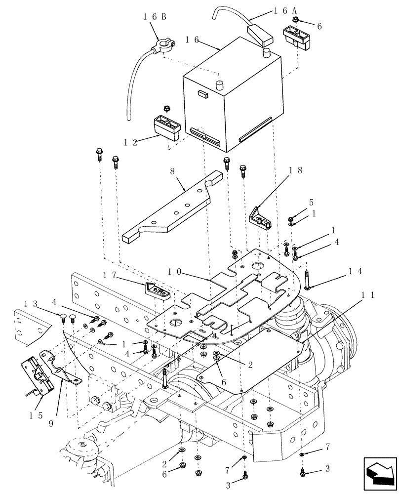 Схема запчастей Case IH DX45 - (06.01) - BATTERY (06) - ELECTRICAL SYSTEMS