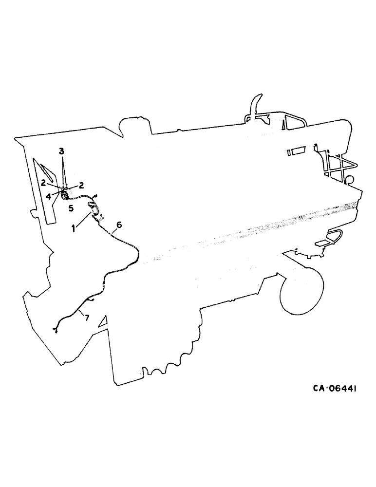 Схема запчастей Case IH 1440 - (10-70) - HYDRAULICS, AUTOMATIC HEADER CONTROL, S/N 20001 AND ABOVE (07) - HYDRAULICS