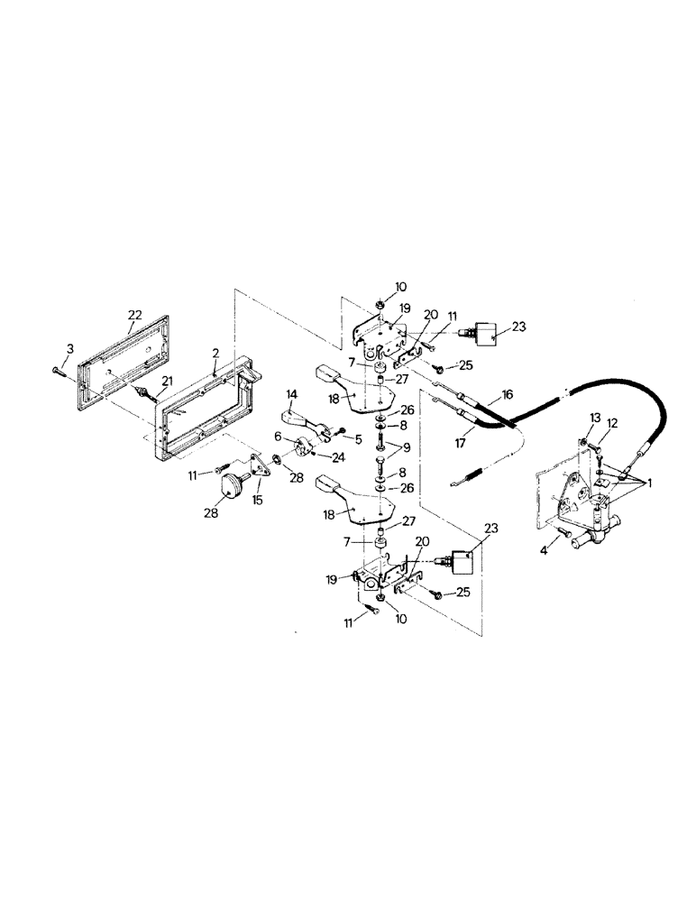 Схема запчастей Case IH KM-360 - (03-02A) - A/C AND HEATER CONTROLS, LATER STYLE, ASN 3982, 5-1-84 (03) - Climate Control